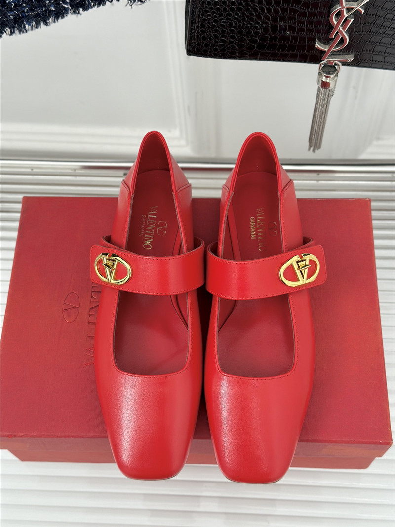valentino metal v buckle mary jane shoes replica designer shoes