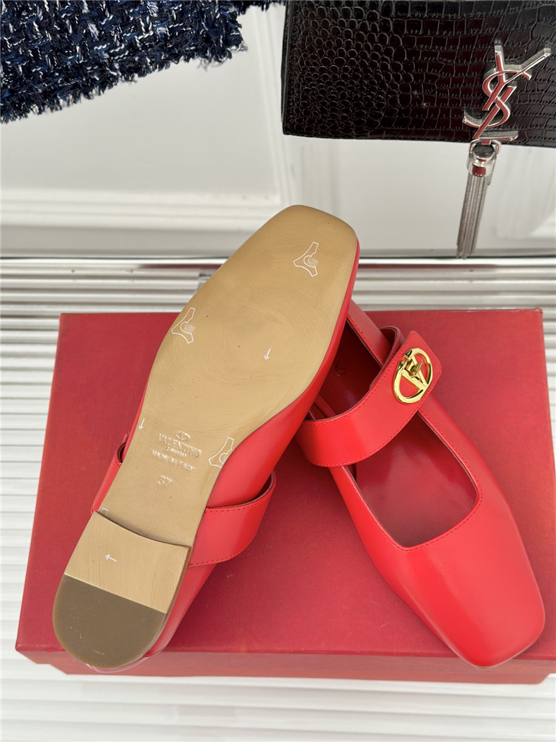 valentino metal v buckle mary jane shoes replica designer shoes