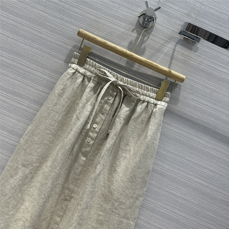 jil sander cotton and linen long skirt replica d&g clothing