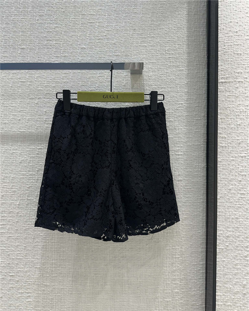 Gucci lace casual shorts replica designer clothes