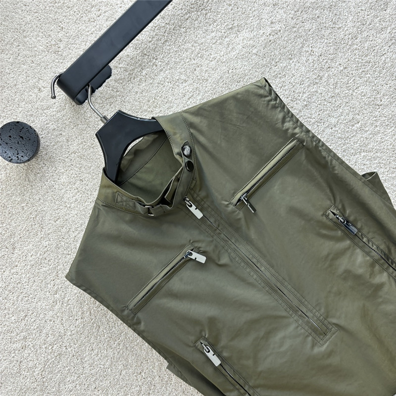 Bv*b*rry stand collar work style sleeveless dress replica clothes