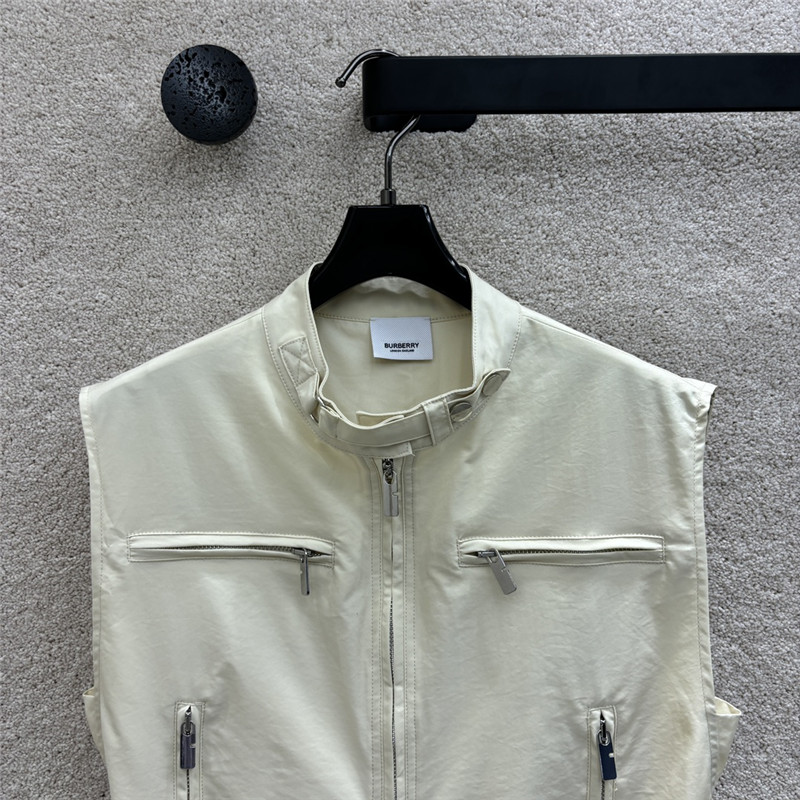 Bv*b*rry stand collar work style sleeveless dress replica clothes