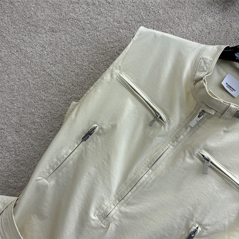 Bv*b*rry stand collar work style sleeveless dress replica clothes