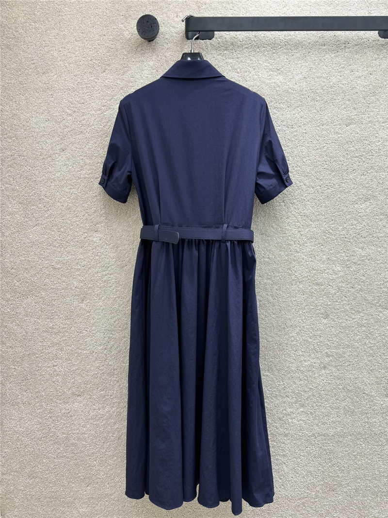 miumiu metal buckle waist short dress replica designer clothes