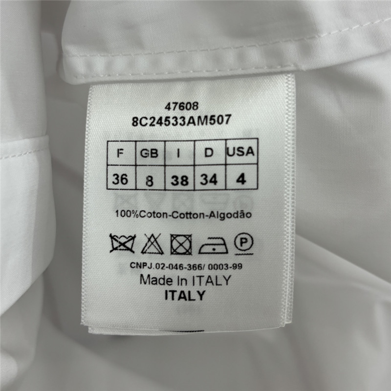 D10r sleeveless letter embroidered shirt replica d&g clothing