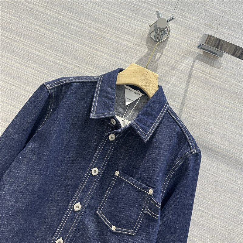 b0tt*ga Ven*ta denim blue original color denim suit replica clothes