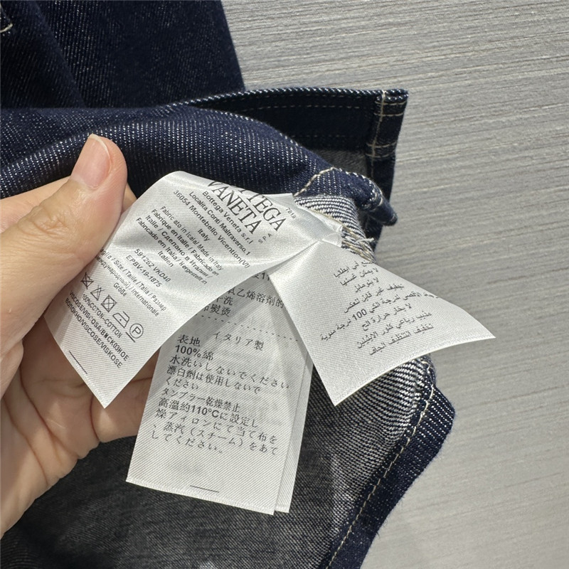 b0tt*ga Ven*ta denim blue original color denim suit replica clothes