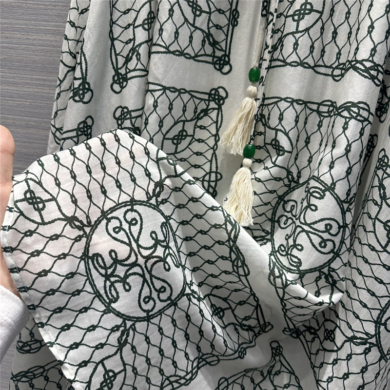 tory burch position printed silk cotton dress replica clothing sites