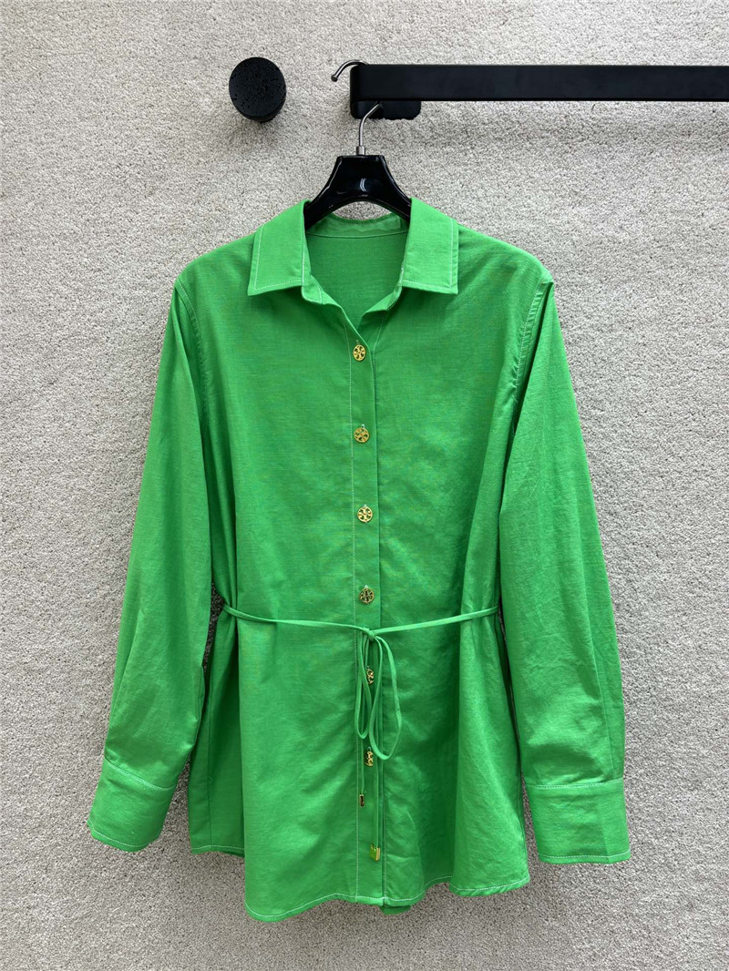 Tory Burch linen lapel shirt cheap replica designer clothes