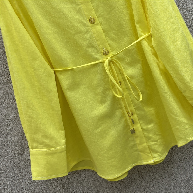 Tory Burch linen lapel shirt cheap replica designer clothes