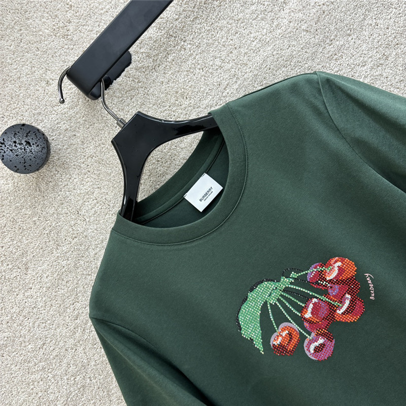 bv*b*rry hot D1am0nd pattern short-sleeved t-shirt replica clothes