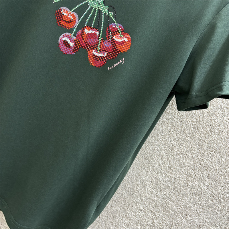 bv*b*rry hot D1am0nd pattern short-sleeved t-shirt replica clothes