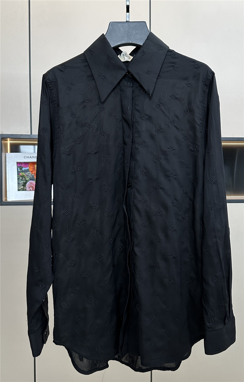 fendi new lapel shirt replicas clothes