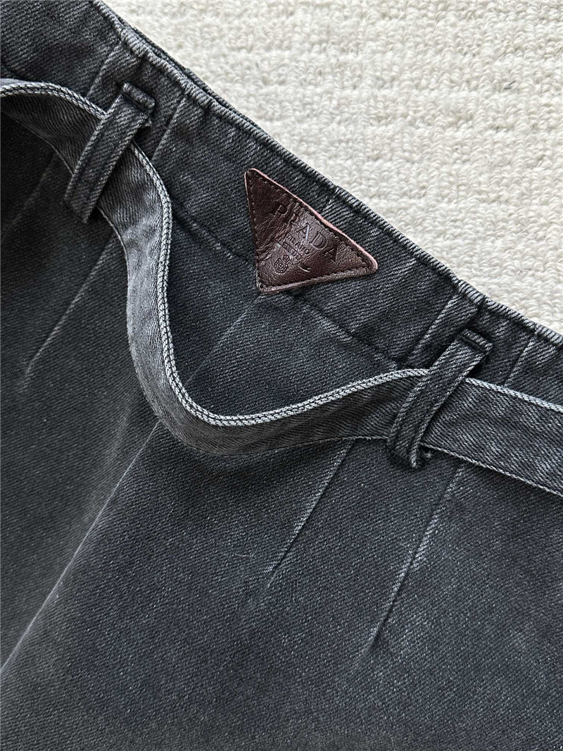 prada belt denim skirt replica clothing sites