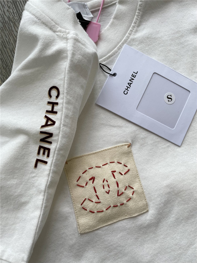 Chanel basic large pocket short sleeve replica clothes