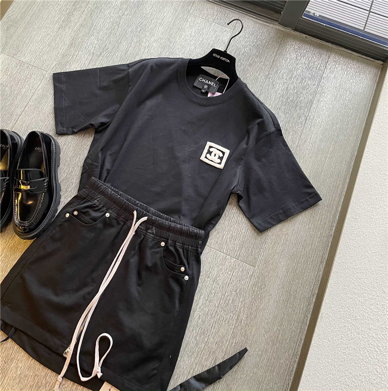 Ch**el basic short sleeve replica designer clothes