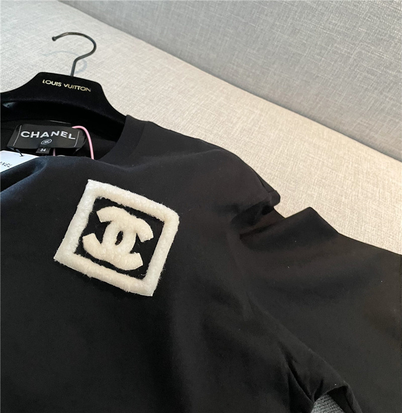 Ch**el basic short sleeve replica designer clothes