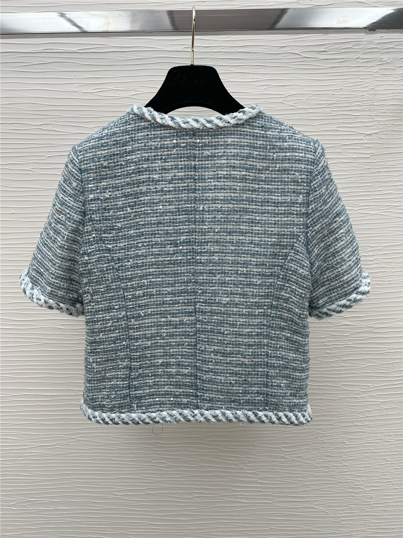 Chanel new short sleeve jacket replica designer clothing websites
