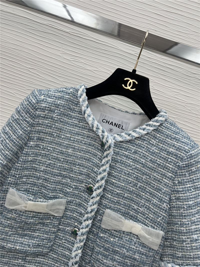 Chanel new short sleeve jacket replica designer clothing websites