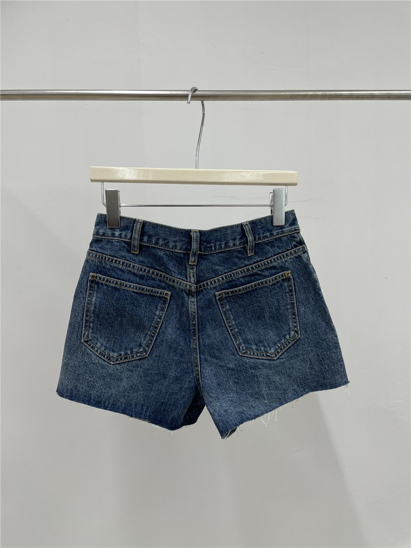 Ce1i*e buttoned slim denim shorts replica d&g clothing