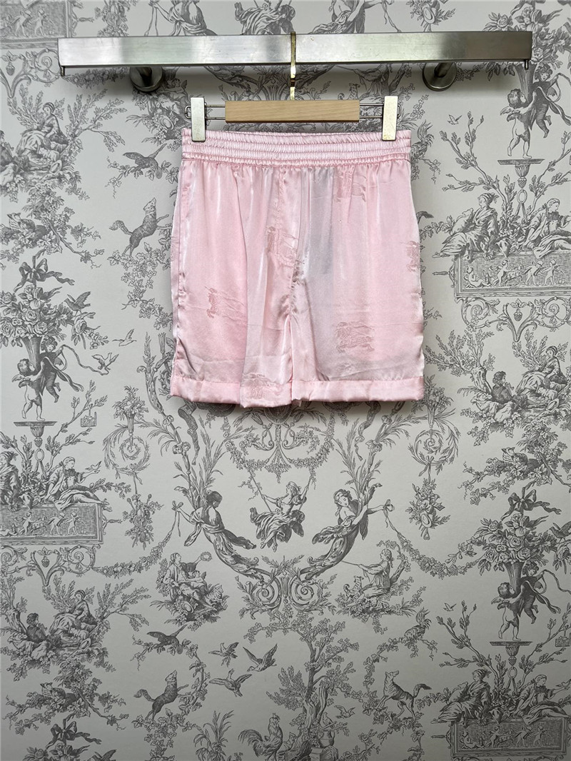 Burberry new silk shorts cheap replica designer clothes