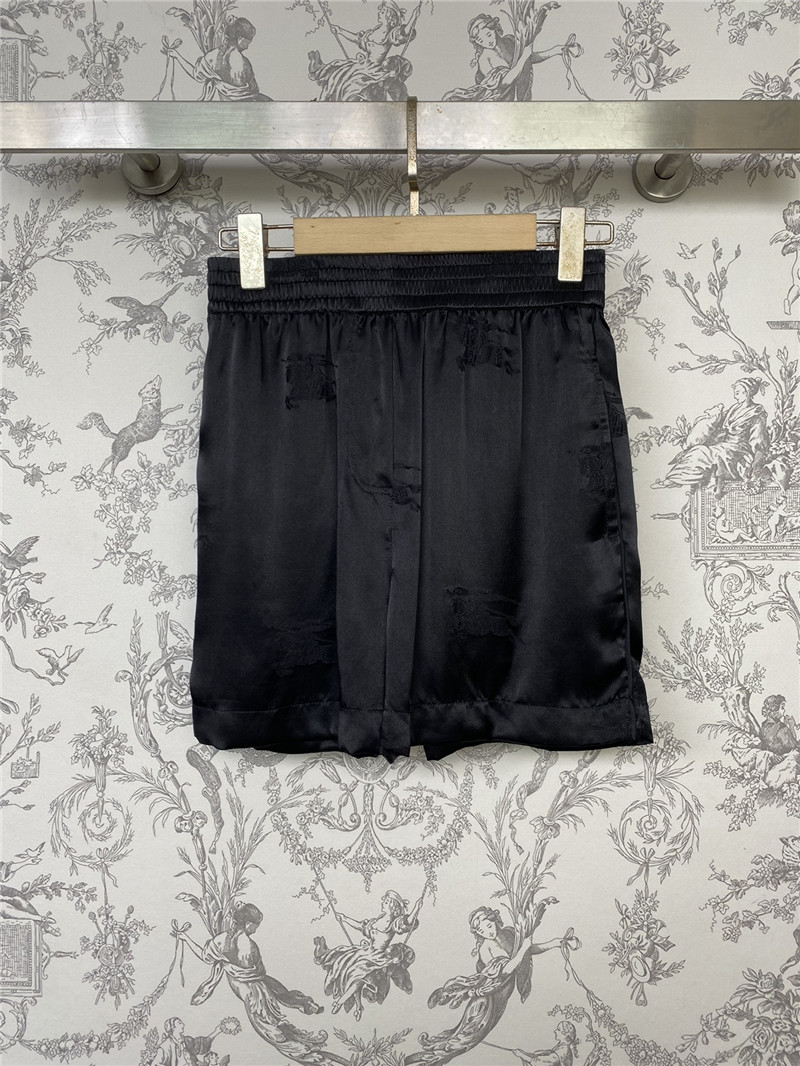 Burberry new silk shorts cheap replica designer clothes