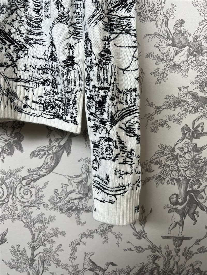 Dior Jungle Print Knitted Sweater