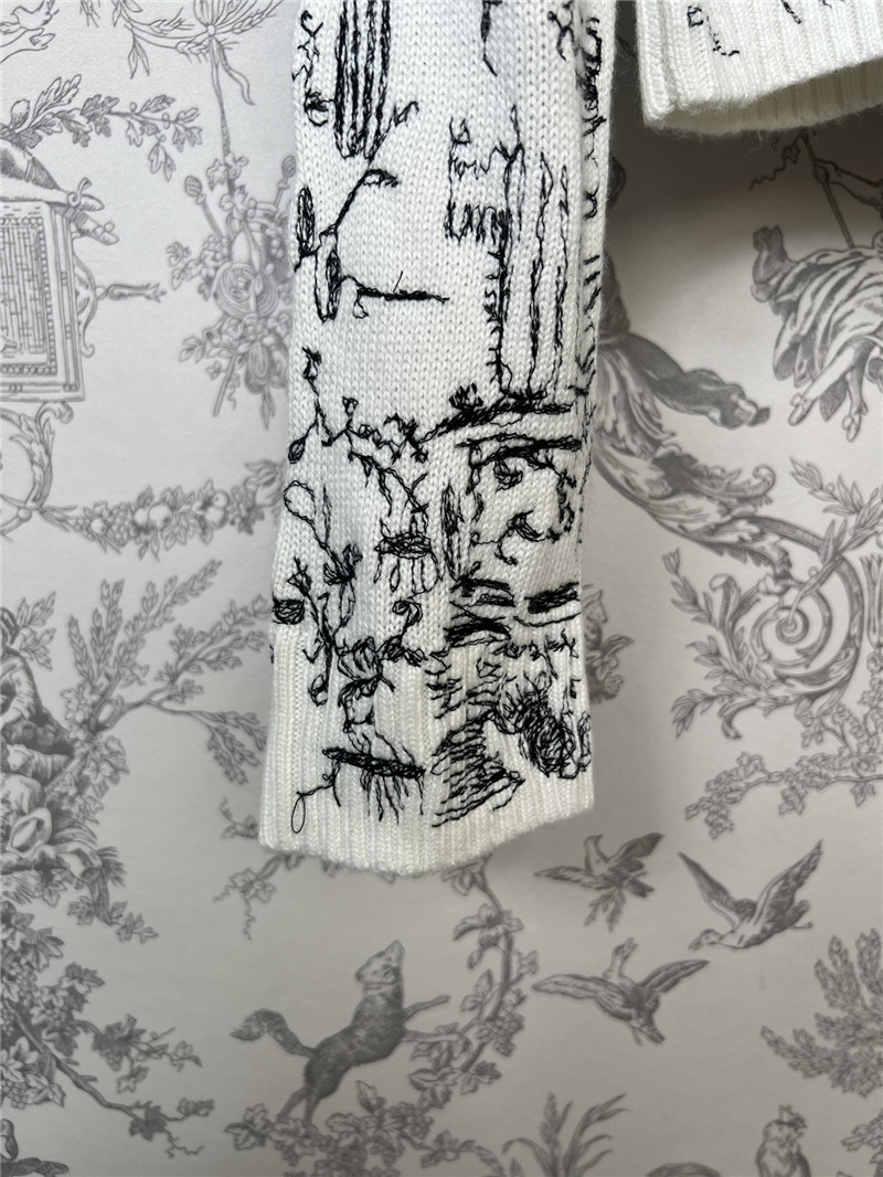 Dior Jungle Print Knitted Sweater