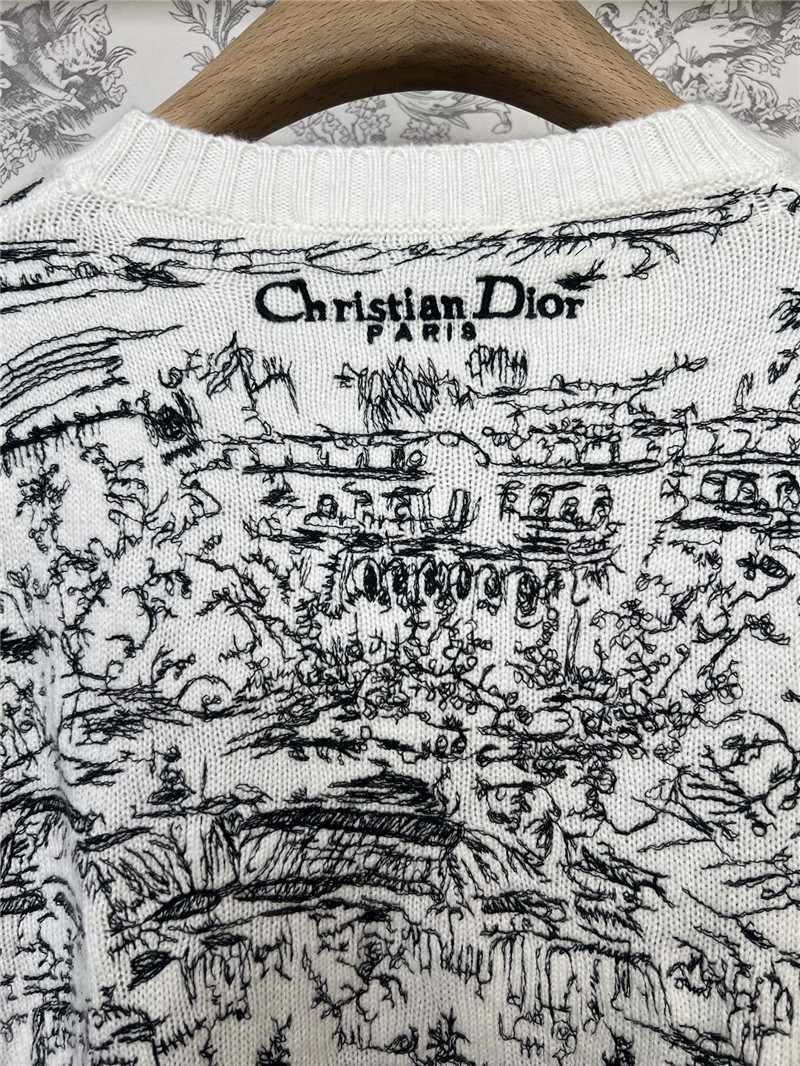 Dior Jungle Print Knitted Sweater