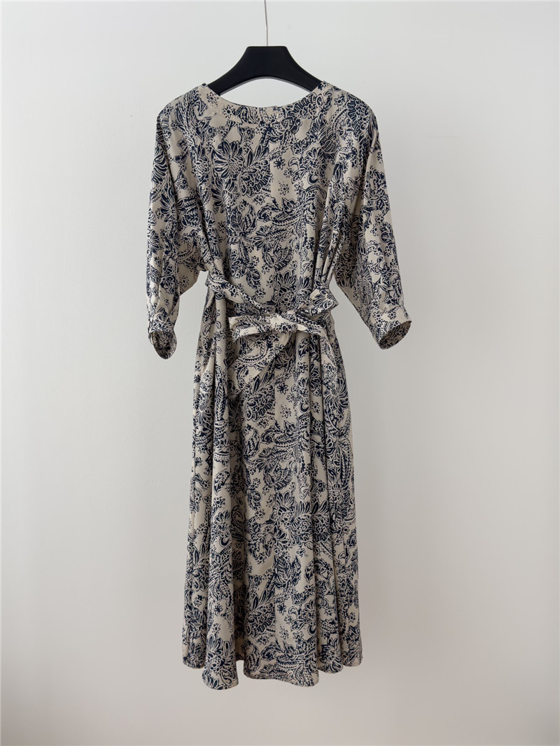 loro piana printed mulberry silk dress replica d&g clothing