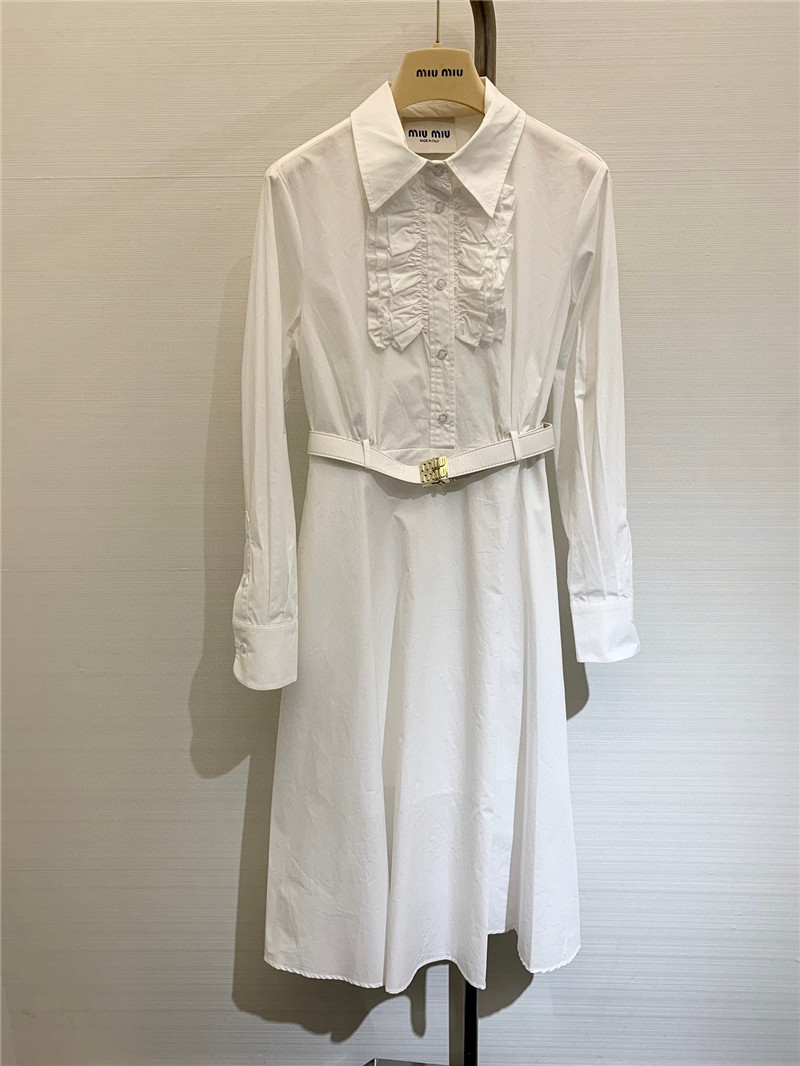 miumiu long sleeve dress replica clothes