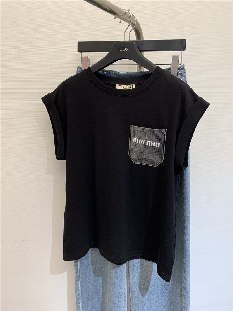 miumiu rolled hem shirts replicas clothes