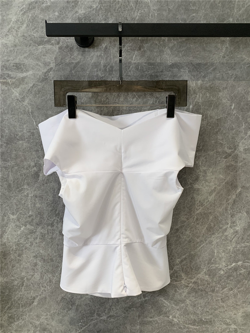 Vivienne Westwood one-shoulder shirt top replica d&g clothing