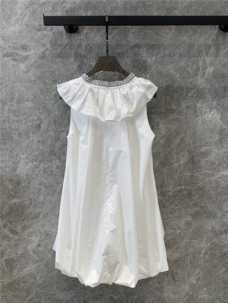 ch**el D1am0nd pearl ruffle bud dress replica d&g clothing