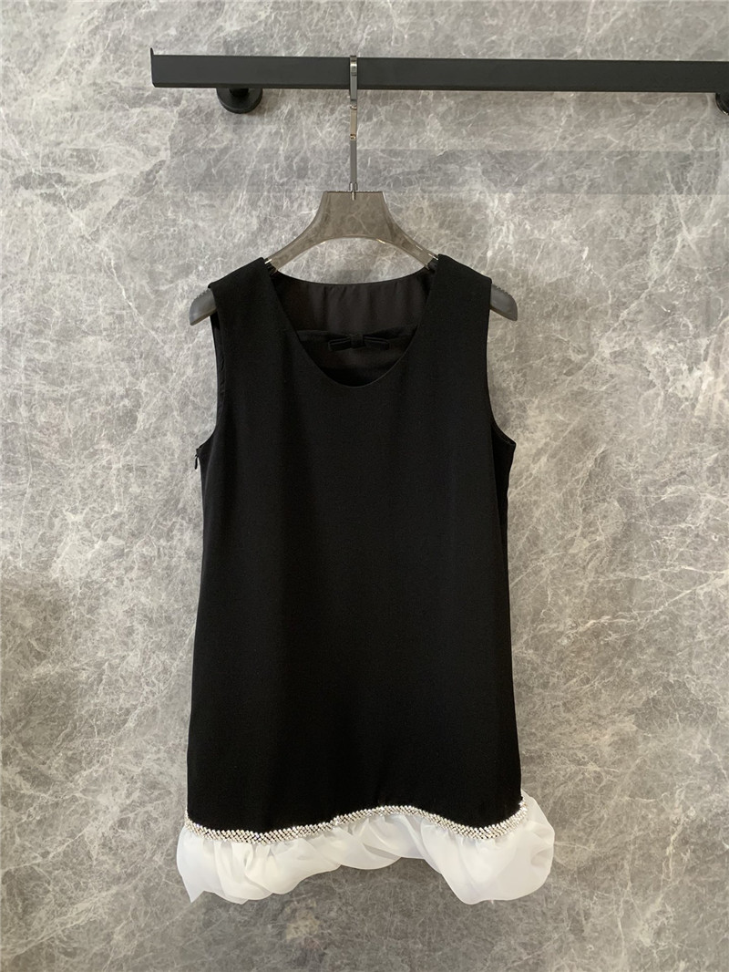 miumiu patchwork mesh dress replica clothes