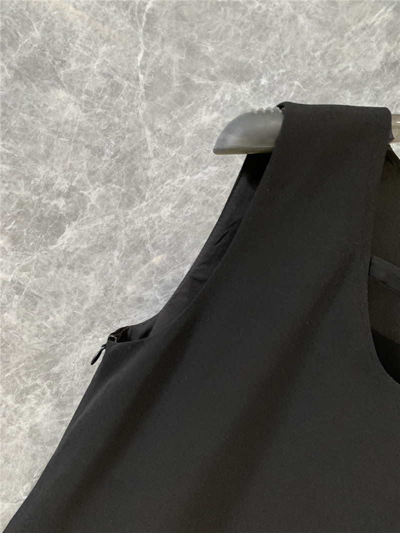 M1um1u patchwork mesh dress replica clothes