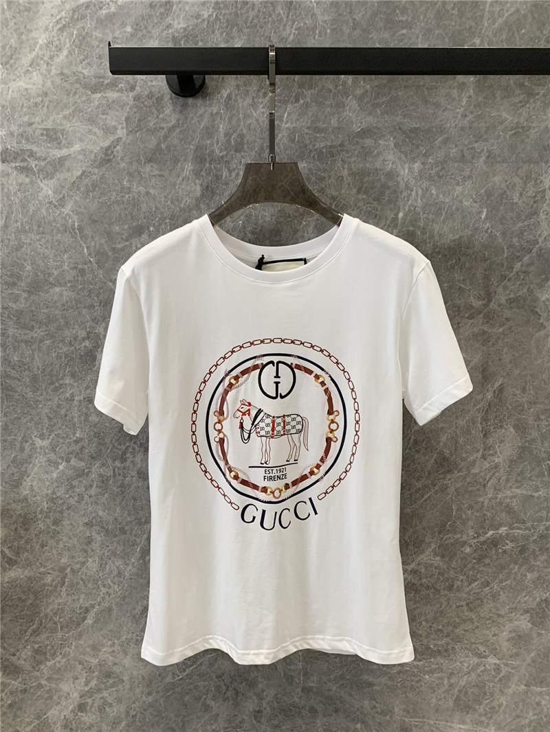 Gucci round neck short sleeve T-shirt replica d&g clothing
