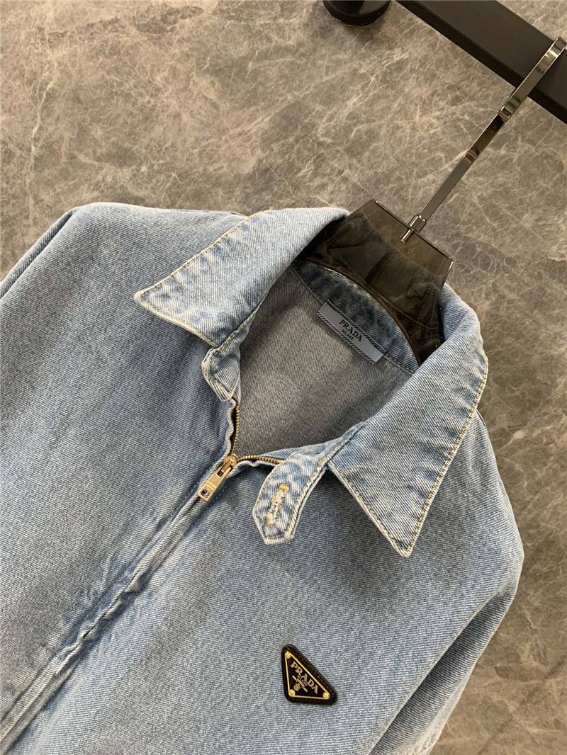 prada silhouette denim jacket replica designer clothes