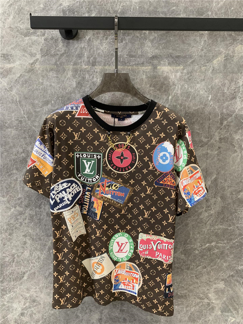 louis vuitton LV short sleeve T-shirt replica clothes