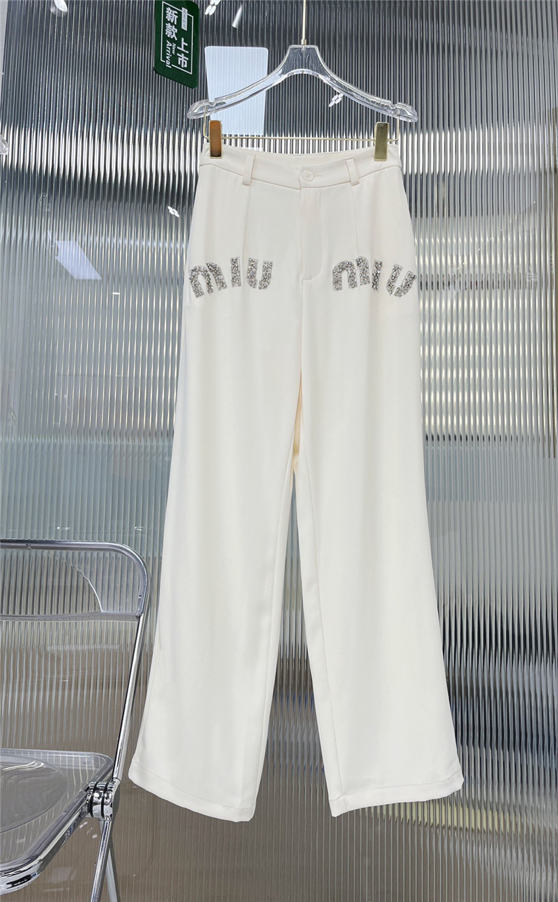 miumiu straight fashion trousers replica clothing sites