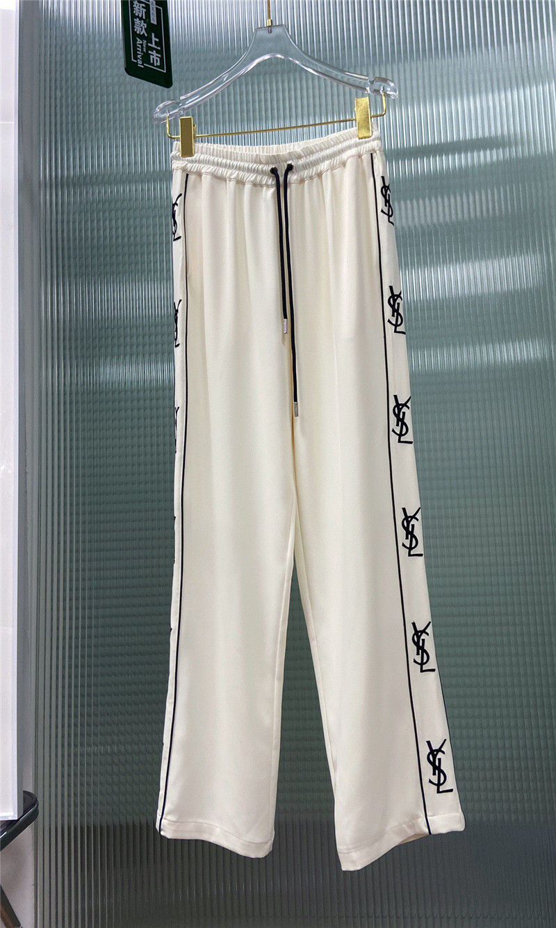YSL acetate casual pants replica designer clothing websites