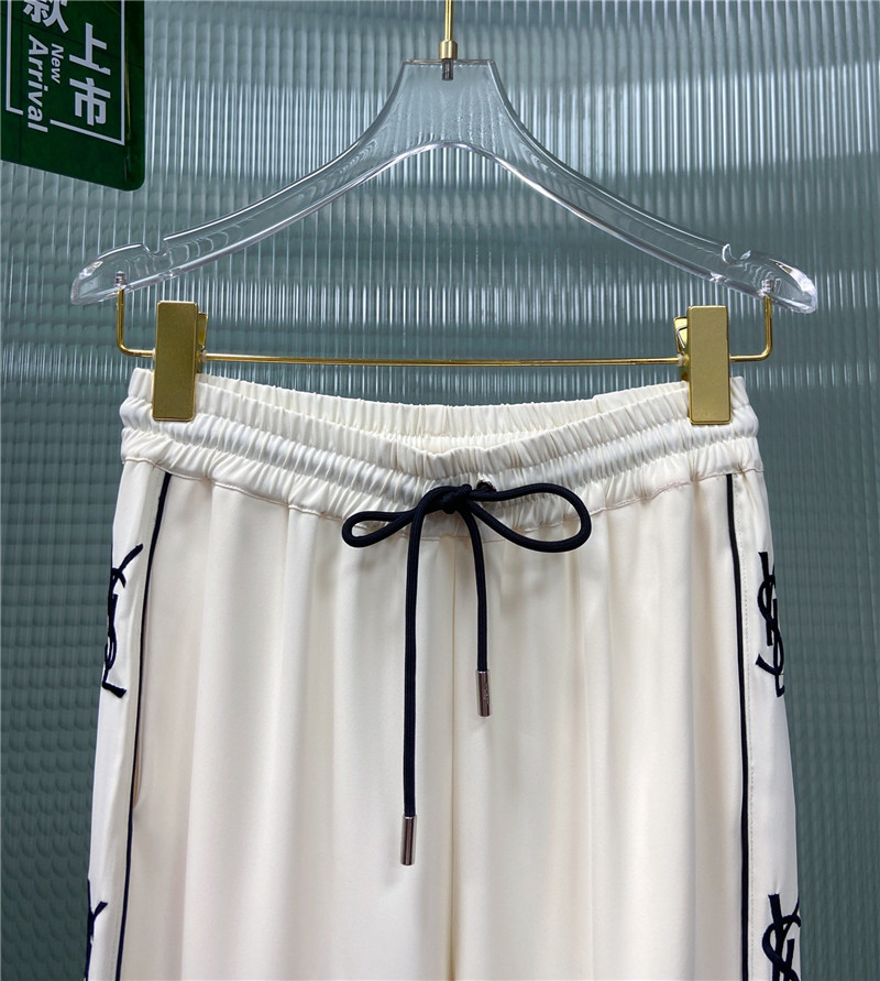 YSL acetate casual pants replica designer clothing websites