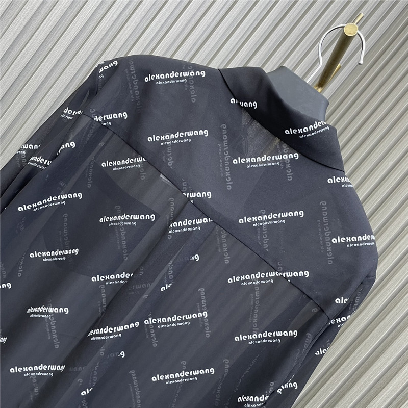A1exa*der wang printed see-through shirt replicas clothes