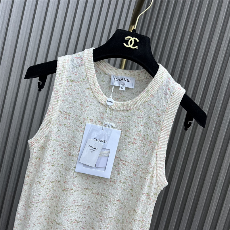 Ch**el knitted vest replica clothing sites