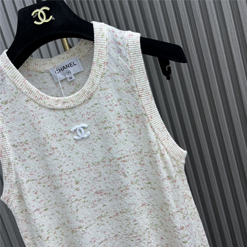 Ch**el knitted vest replica clothing sites