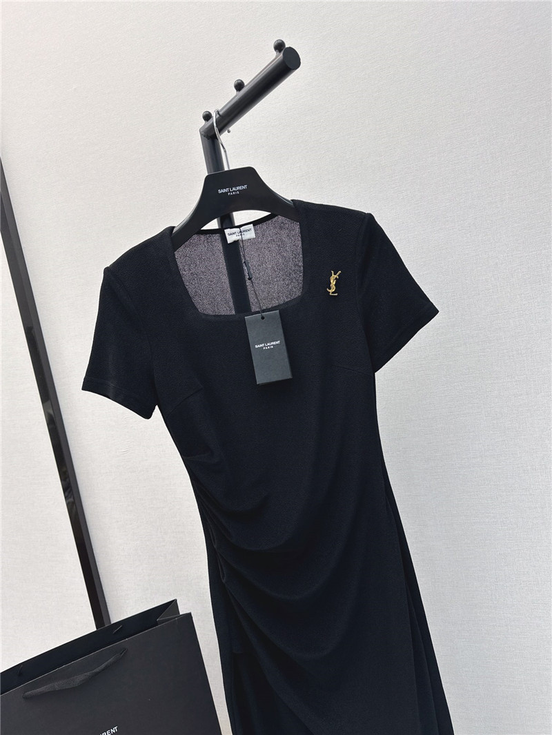 Y51 pleated waist dress replica d&g clothing