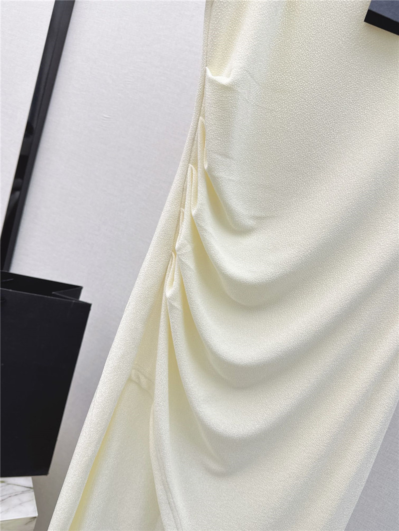 YSL pleated waist dress replica d&g clothing