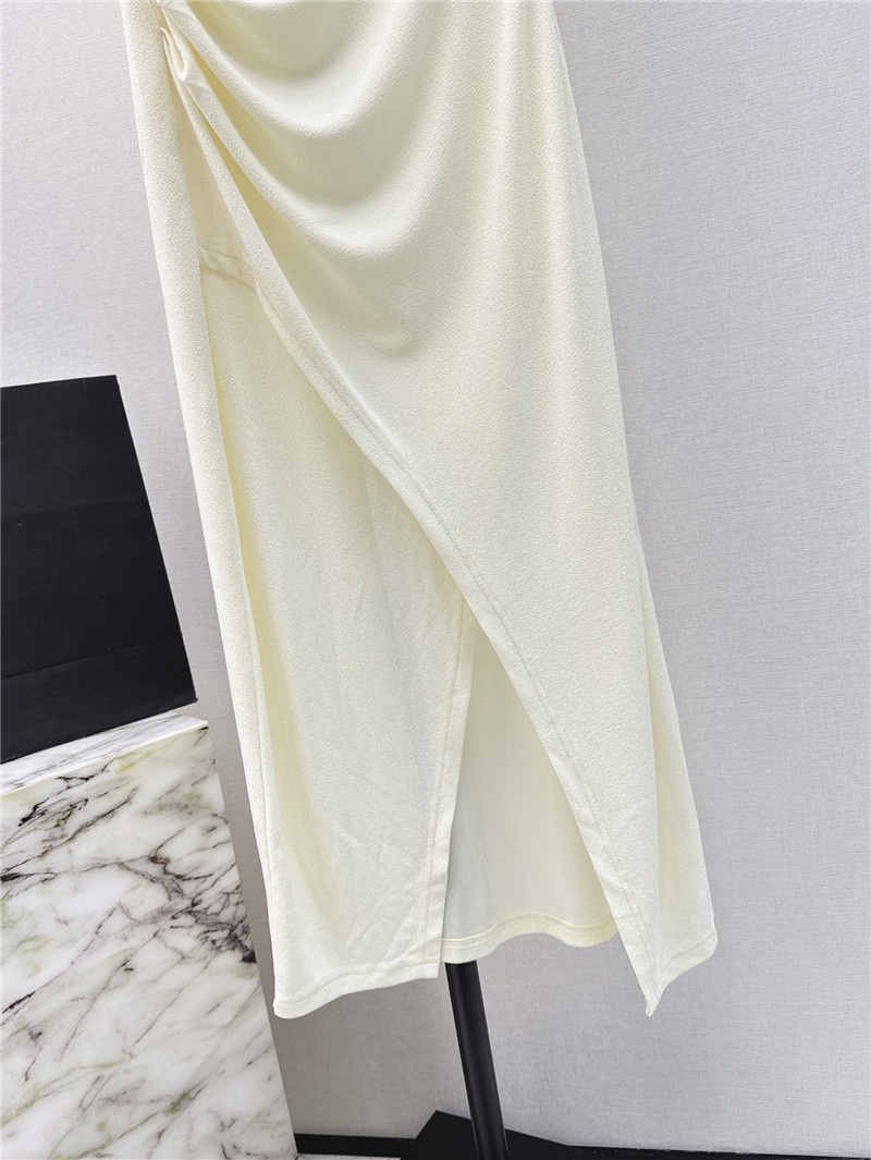 YSL pleated waist dress replica d&g clothing