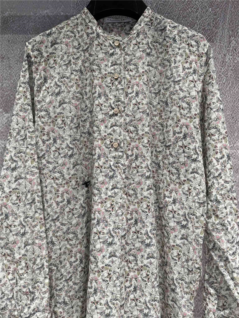 D10r butterfly pattern shirt replica d&g clothing