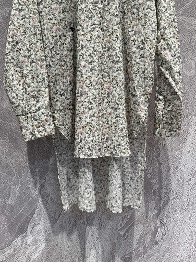 D10r butterfly pattern shirt replica d&g clothing